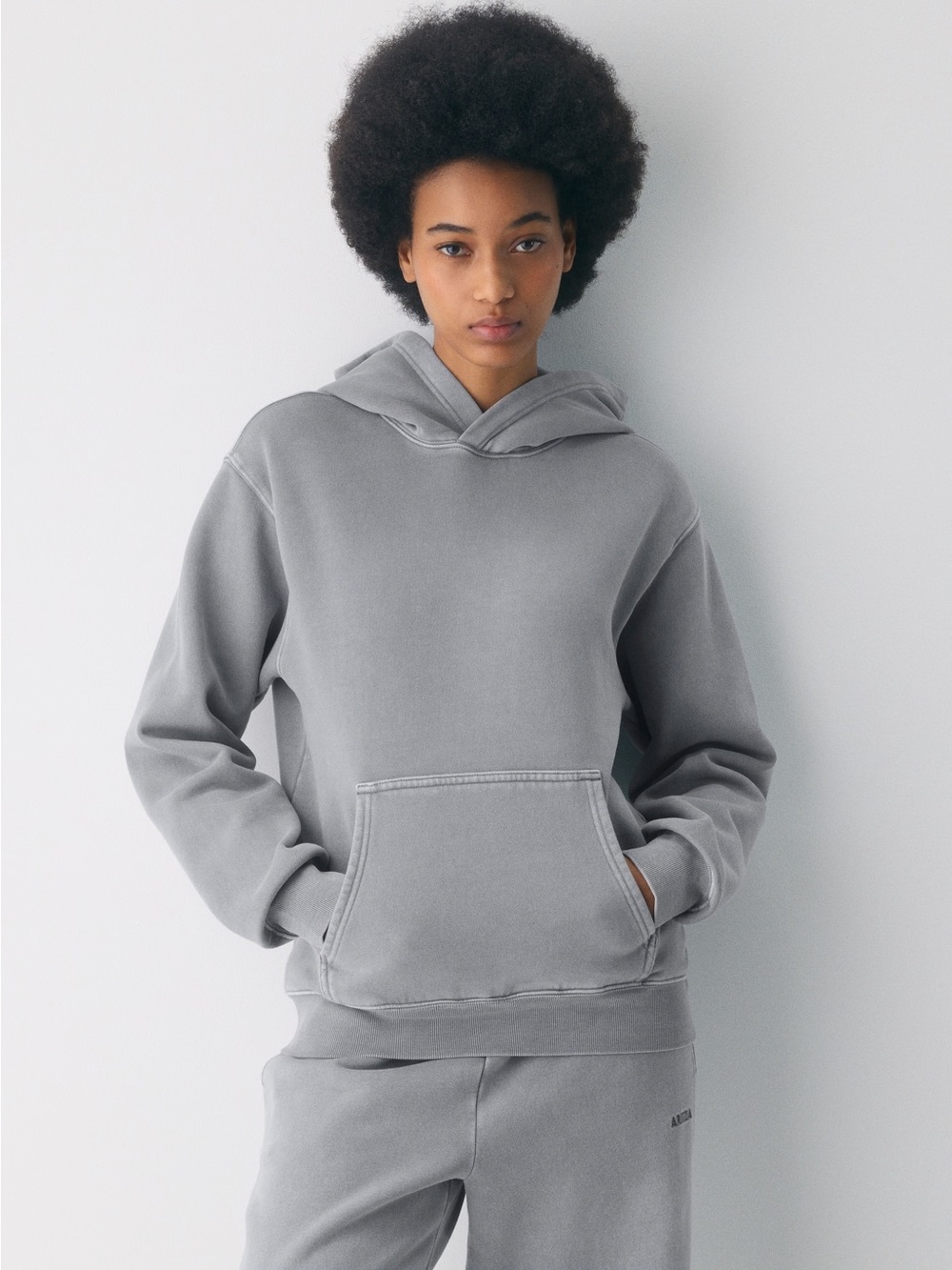 Aritzia Women’s Gray Pullover Hoodie Sweater